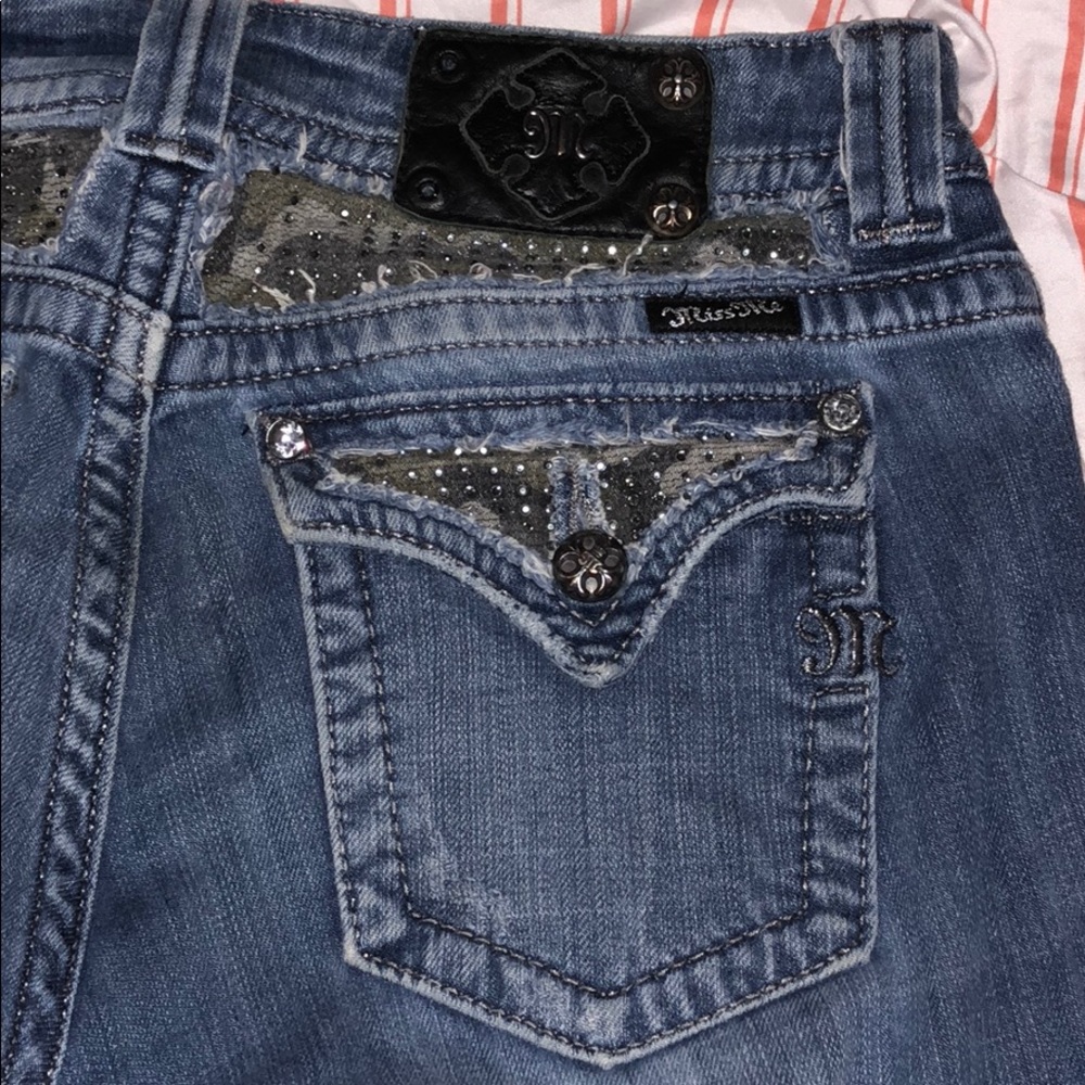 Miss Me Rhinestone Army Camo Jeans